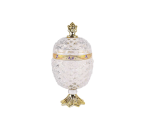 GLASS PINEAPPLE BIG VGC367L CANDY JAR LILY